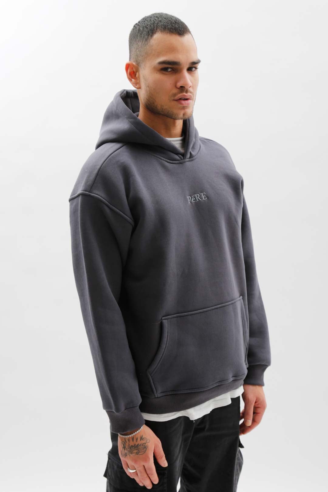 Hoodie Anthrazit